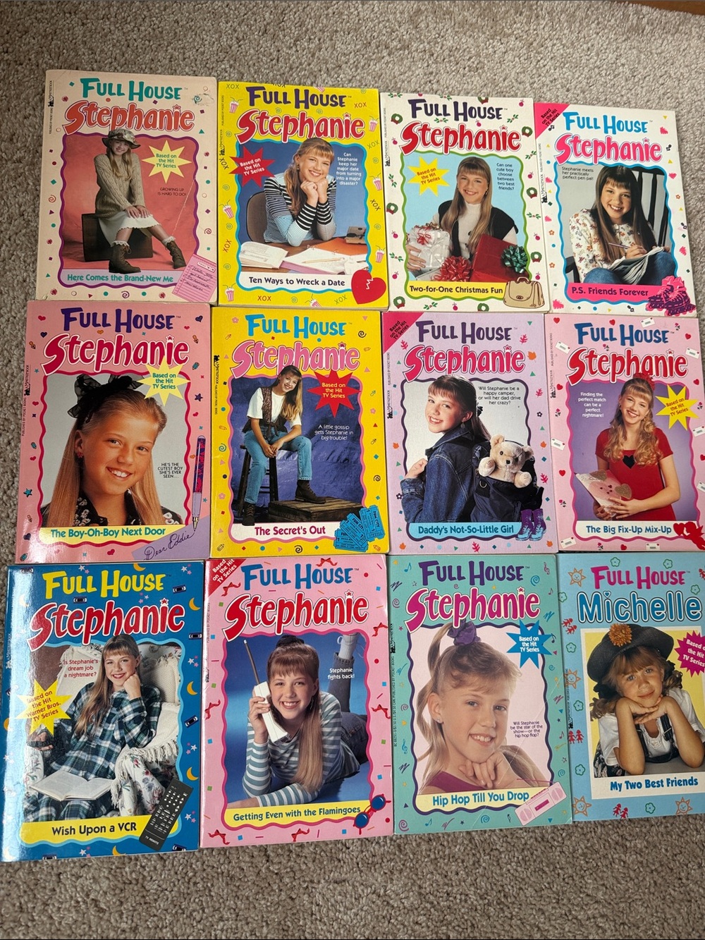 Vintage 1990s Full House books